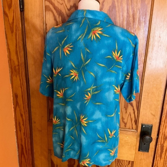 Vintage 90s California Crush Bright Floral Top - Picture 10 of 10